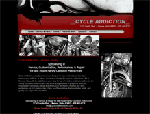 Tablet Screenshot of cycleaddictionidaho.com